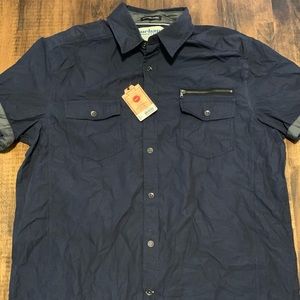 Urban Pipeline Short Sleeve Button Down Shirt - L- NWT